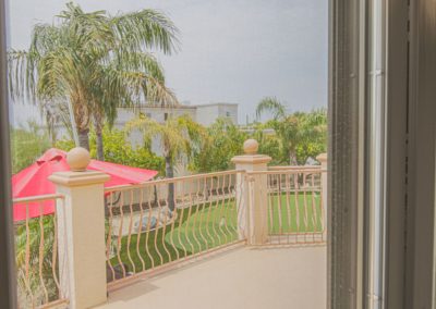 Refreshing view in the balcony of estrella gardens