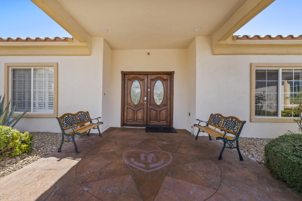 Front door of estrella gardens scottsdale, AZ